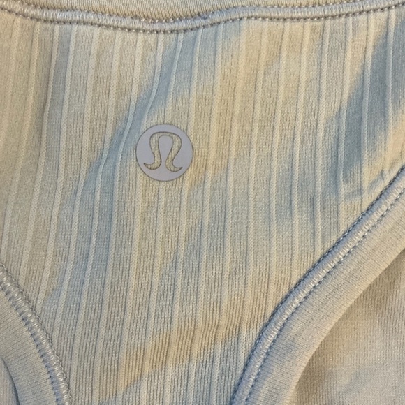Lululemon Align Ribbed Tank Top light gray/pewter Size 12 - Picture 6 of 8